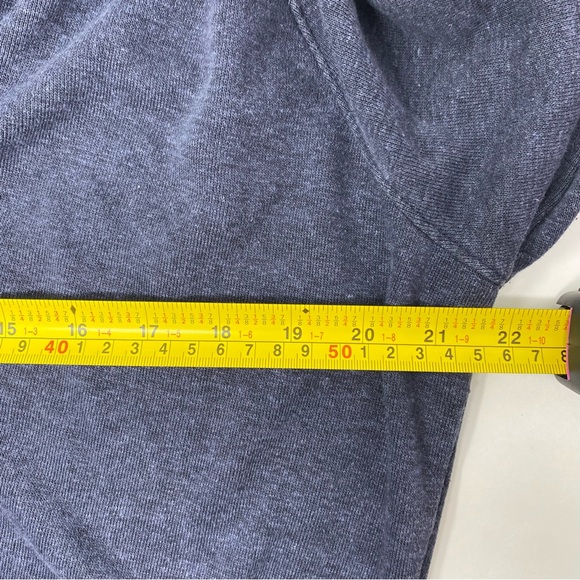 Outerknown Women's Full Zip Hooded Sweatshirt Blue Size Medium - Picture 7 of 9